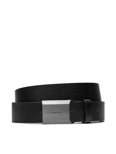CALVIN KLEIN BELEVED PLAQUE Centura reglabila cu placa ck negru - Curele