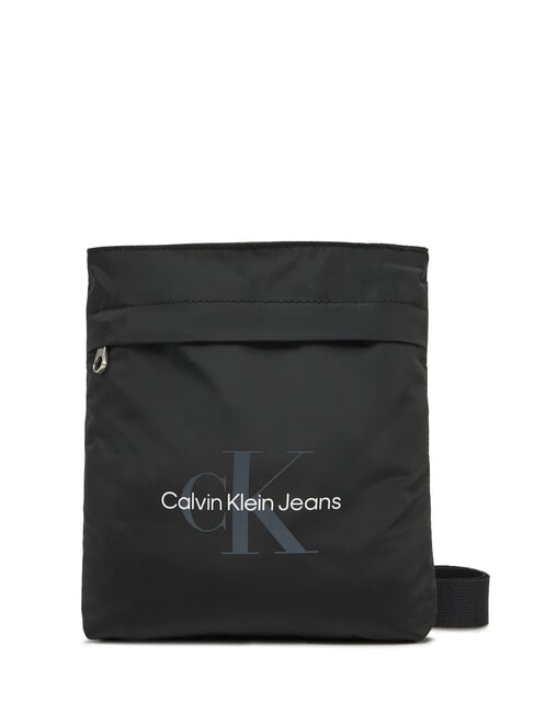 CALVIN KLEIN SPORT ESSENTIALS Geanta din nailon reciclat pe negru - Genți de umăr bărbați