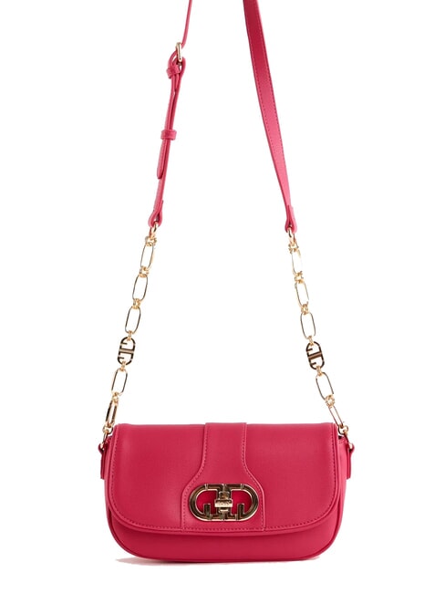 GAUDÌ DIANA Geantă cu clapă și curea de umăr cu lanț FUXIA - Genți femei