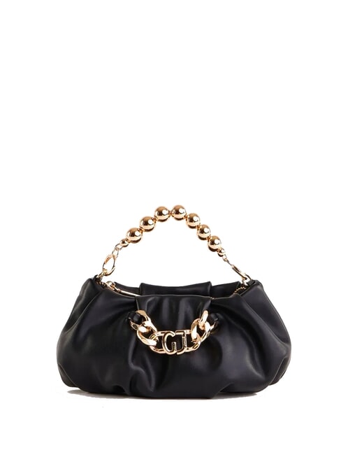 GAUDÌ DEYRA Geanta de mana cu lant metalic BLACK - Genți femei