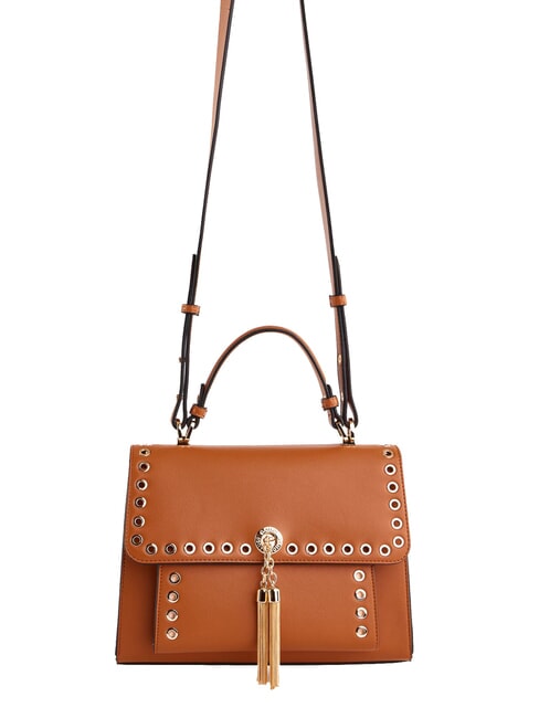 GAUDÌ DIVA Geantă ghiozdan cu împânzire bronza - Genți femei