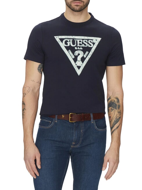 GUESS SS CN TRIANGLE Tricou din bumbac smartblue - tricou