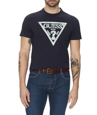 GUESS SS CN TRIANGLE Tricou din bumbac smartblue - tricou - 1