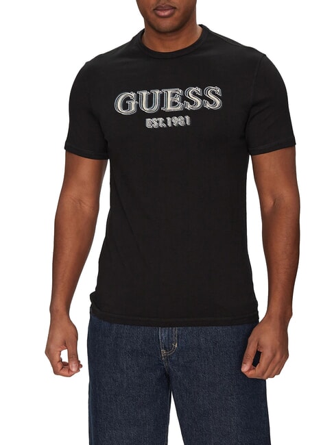 GUESS SS CN LOGO Tricou din bumbac jetbla - tricou