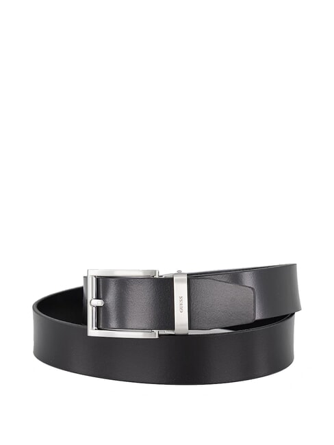 GUESS BUCAREST  Cureaua din piele reversibila negru/negru - Curele
