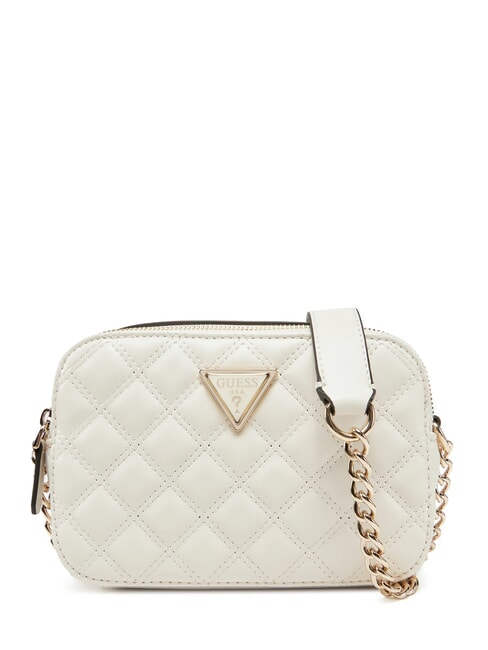 GUESS GIULLY giully borsa camera case Mini geantă pentru cameră cu curea de umăr aproape alb - Genți femei