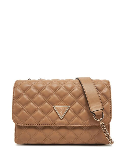 GUESS GIULLY  Geantă de umăr/încrucișată BEIGE - Genți femei