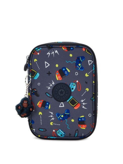 KIPLING 100 PENS Carcasă mare gri pentru jocuri - Penare și accesorii