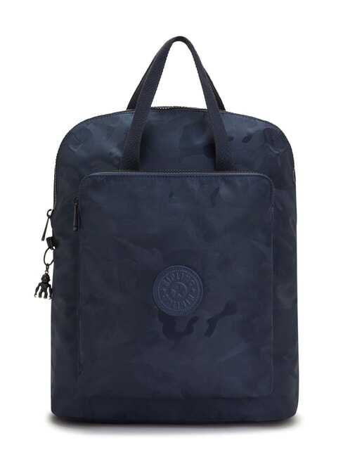 KIPLING KAZUKI Rucsac convertibil, suport laptop de 15". sati / camo / blu - Rucsacuri pentru școală și timp liber