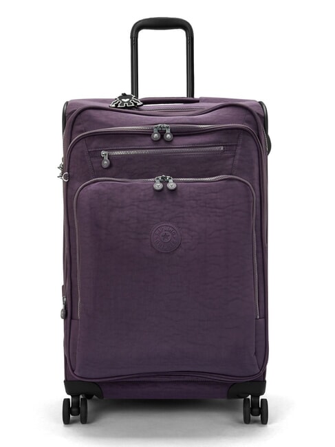 KIPLING NEW YOURI SPIN M Cărucior de mărime medie prune supreme - Trolere semirigide
