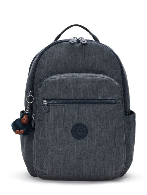 KIPLING SEOUL COLLEGE Rucsac cu buzunar pentru laptop de 15". marinenavy - Rucsacuri pentru școală și timp liber