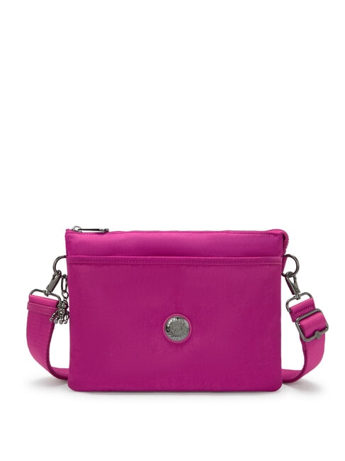 KIPLING RIRI L Geantă de umăr plată noapte fucsia - Genți femei