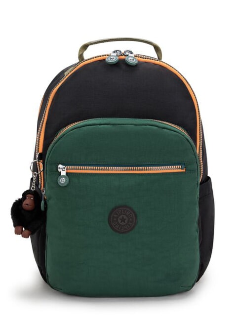 KIPLING SEOUL Rucsac cu buzunar pentru laptop de 15". bloc de copac - Rucsacuri pentru școală și timp liber
