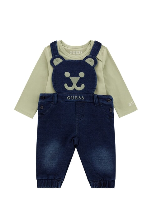 GUESS KIDS Set body si salopeta matcha ușor - Salopete și ținute pentru bebeluși