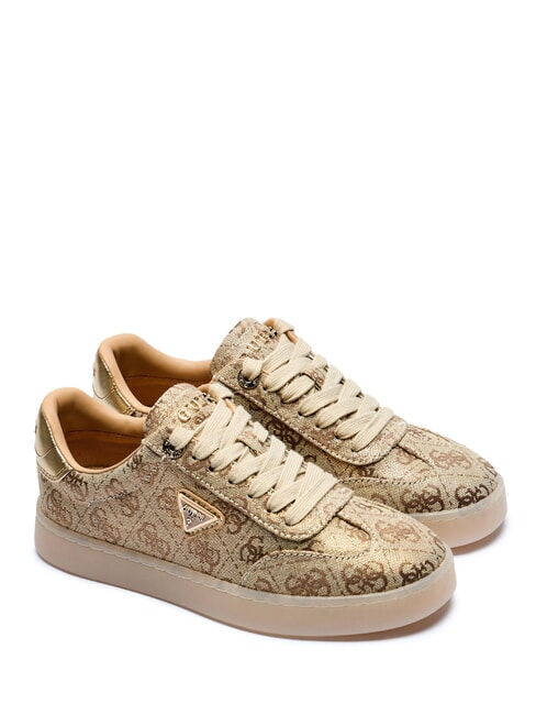 GUESS JAZLIE2 Adidași aur - Pantofi femei