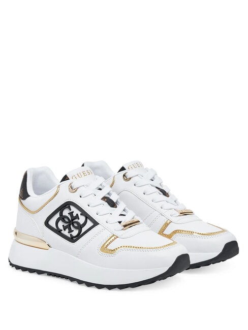 GUESS KOYAA Adidași alb maro - Pantofi femei