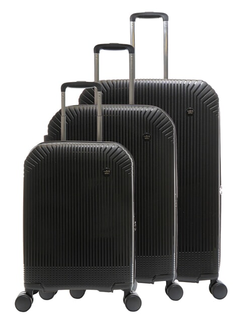 LESAC LIGHT POP 2 Set 3 carucioare: cabina, extensibil mediu si mare negru - Set trolere