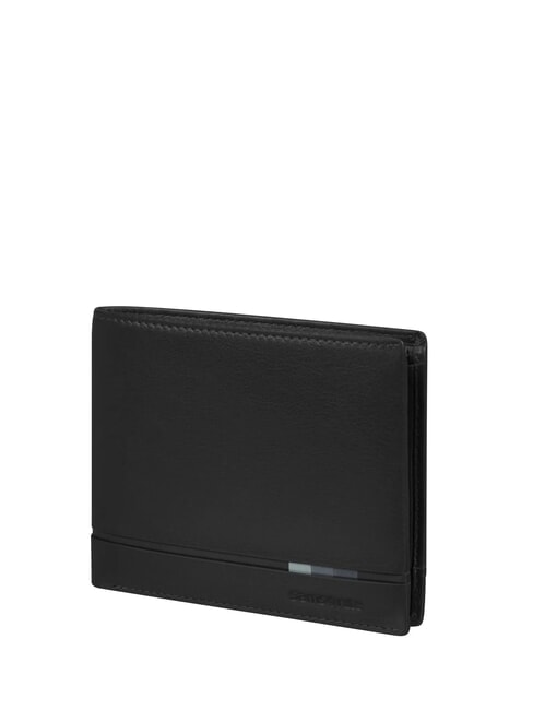 SAMSONITE FLAGGED 2.0 SLG  Portofel din piele BLACK - Portofele bărbați