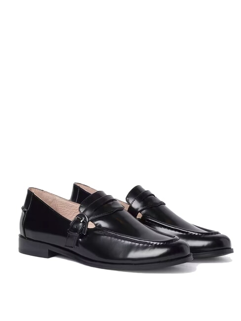COCCINELLE LORD SHINY  Mocasini din piele negru - Pantofi femei