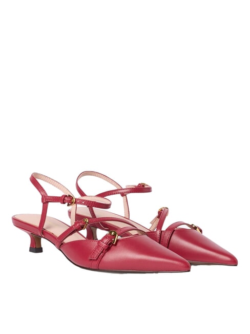 COCCINELLE FERNANDA Pantofi din piele cu spate sangrie - Pantofi femei