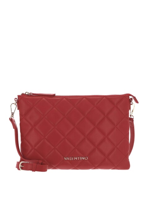 MARIO VALENTINO OCARINA clutch cu plic matlasat roşu - Genți femei