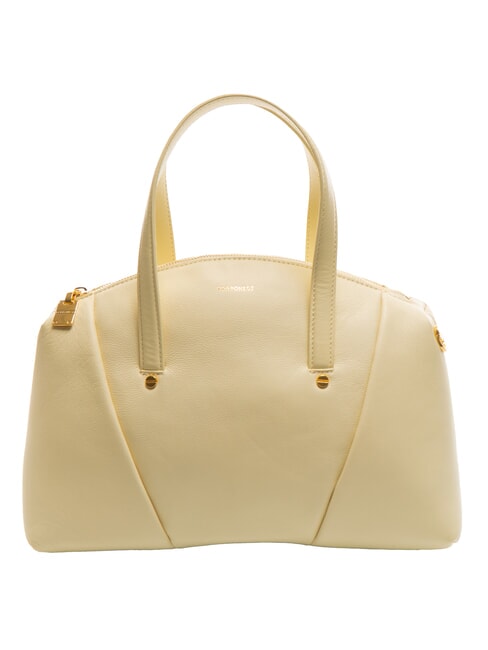 BORBONESE BLOOM  Geanta de mana, cu bareta de umar ghimbir - Genți femei