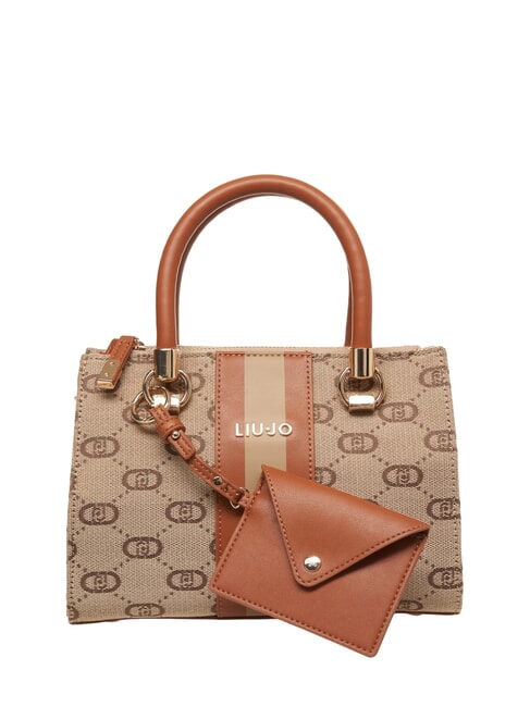 LIUJO MANHATTAN Geanta portbagaj din material jacquard natural - Genți femei
