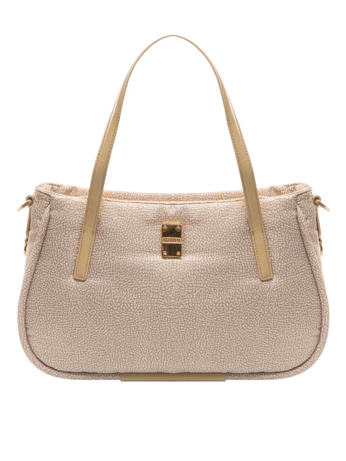 BORBONESE CAHIER  Shopper de umar, cu curea de umar nisip - Genți femei