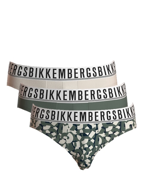 BIKKEMBERGS BRIEF MIX 3 alunecare pădure - Slip pentru bărbați