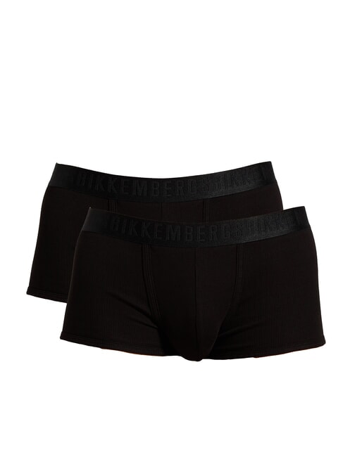 BIKKEMBERGS NEW CLASSIC TRUNK 2 boxeri negru - Slip pentru bărbați