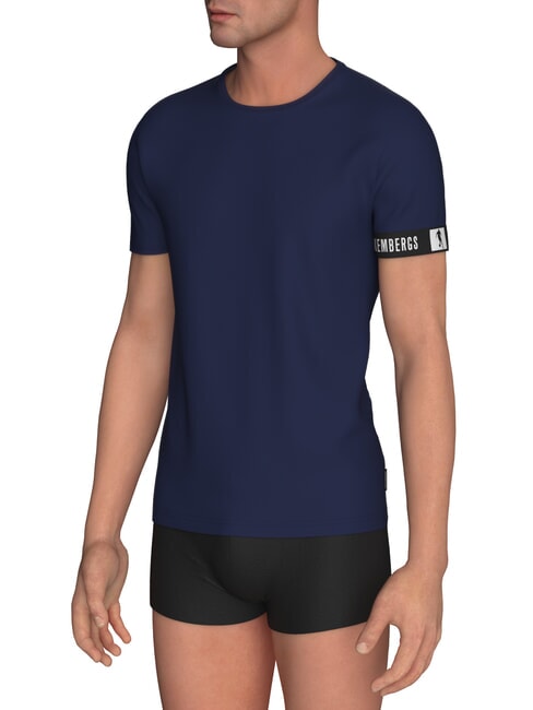 BIKKEMBERGS NEW PUPINO tricou albastru închis - tricou