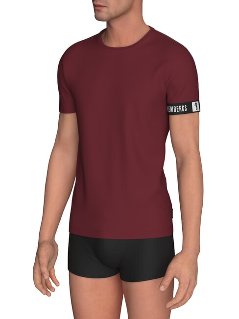 BIKKEMBERGS NEW PUPINO tricou Bordeaux - tricou