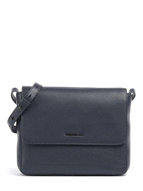 MANDARINA DUCK MELLOW LEATHER Geanta de umar din piele cu clapa dressblue - Genți femei