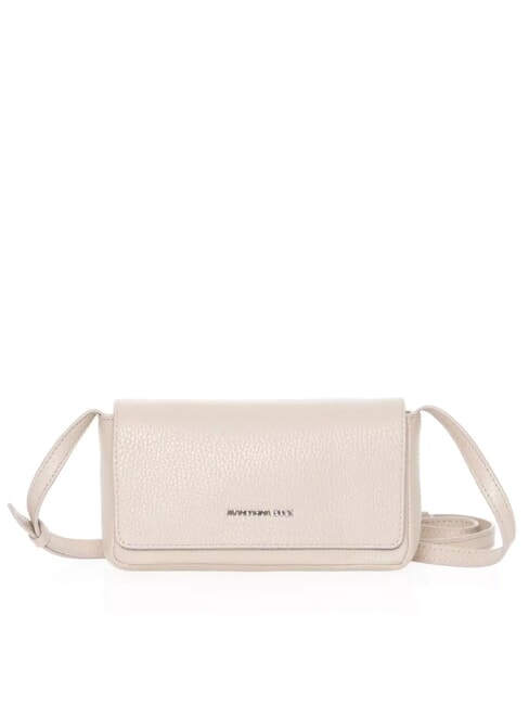 MANDARINA DUCK MELLOW LEATHER Mini geanta de umar din piele taupe cald - Genți femei