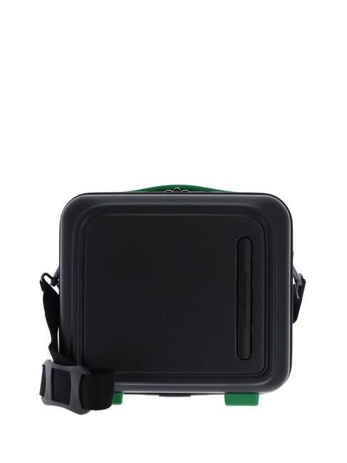 MANDARINA DUCK LOGODUCK + Husă de frumusețe rigidă cu curea de umăr lumina verde - Truse de toaletă