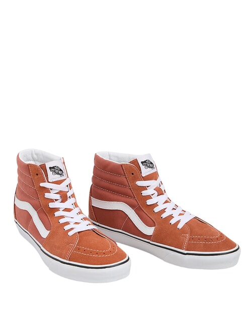 VANS SK8-HI  Tenisi din piele teoria culorii auburn - Pantofi unisex