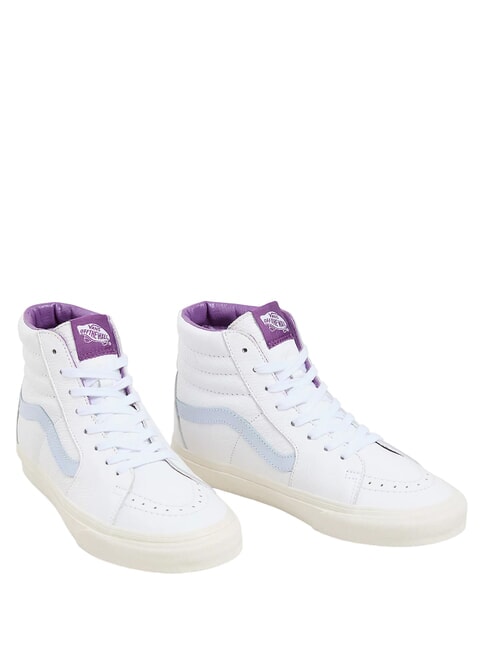 VANS SK8-HI  Tenisi din piele piele premium albastru halogen - Pantofi unisex