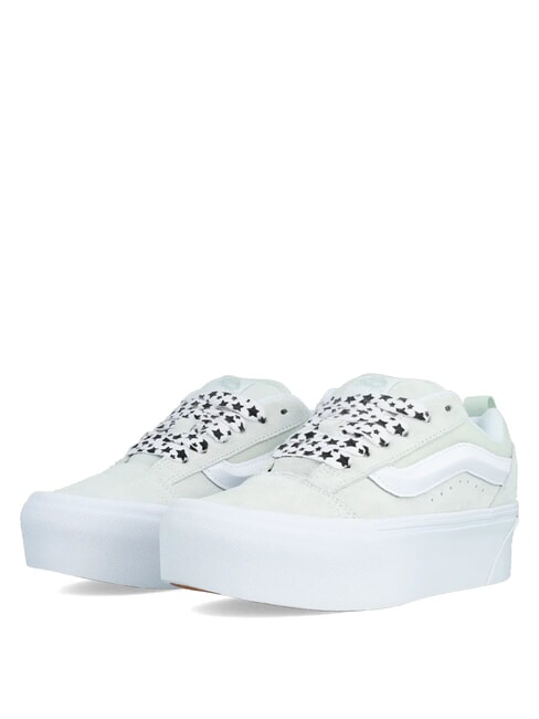 VANS KNU STACK  Tenisi înalți din piele condiment sport albastru deschis - Pantofi unisex