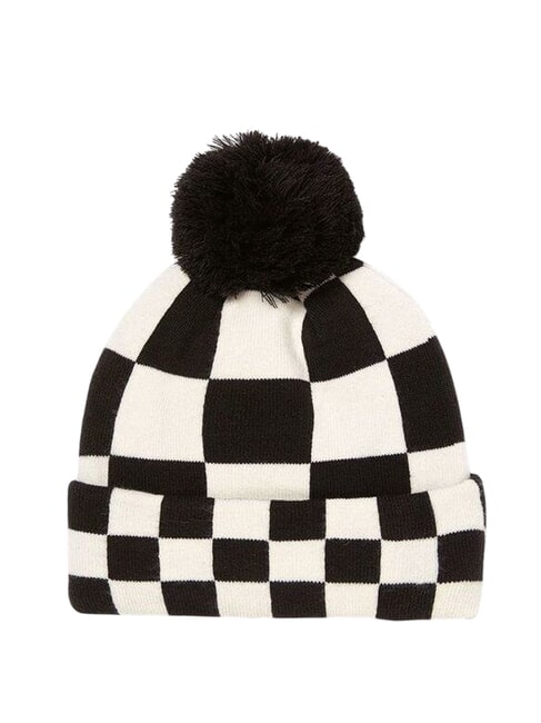 VANS VANS CHECK POM  Pălărie cu pompon porumbel negru/turtle - Căciuli