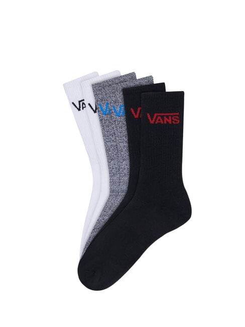 VANS CREW  3 perechi de șosete alb/multi - Șosete pentru bărbați