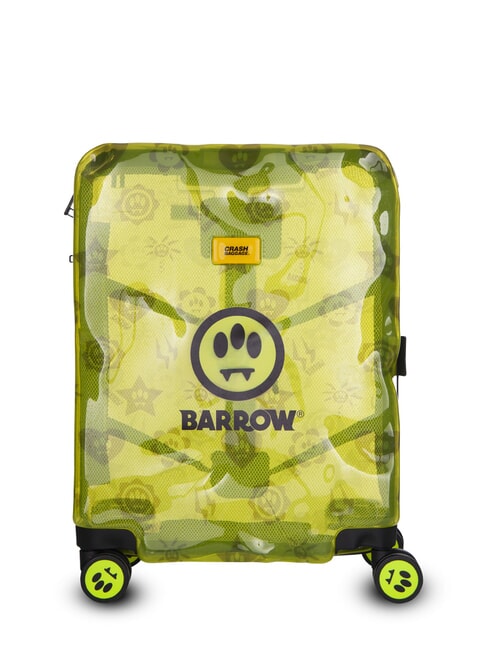 CRASH BAGGAGE SHARE x BARROW Cărucior transparent pentru bagaje de mână galben limpede - Bagaje de mână