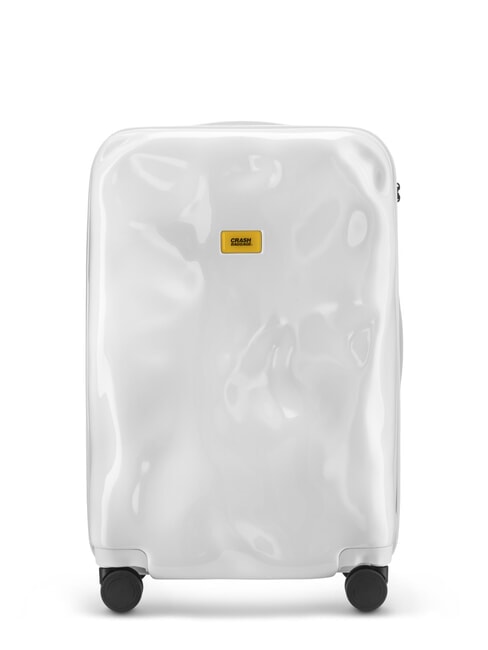 CRASH BAGGAGE ICON TONE ON TONE Cărucior de dimensiune medie lumină albă - Trolere rigide
