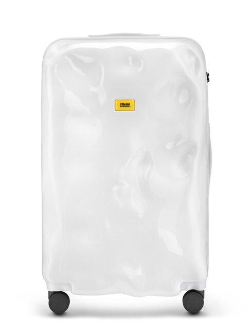 CRASH BAGGAGE ICON TONE ON TONE Cărucior de dimensiuni mari lumină albă - Trolere rigide