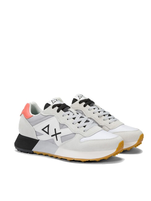 SUN68 JAKI 2.0 BICOLOR Adidași alb/gri deschis - Pantofi bărbați