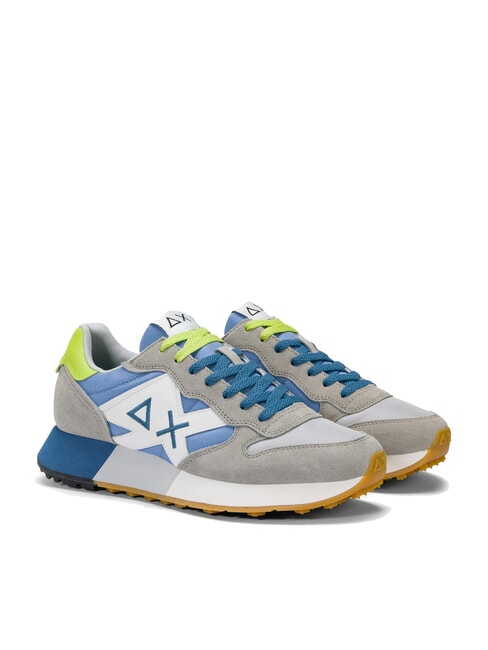 SUN68 JAKI 2.0 BICOLOR Adidași gri deschis/albastru air force - Pantofi bărbați