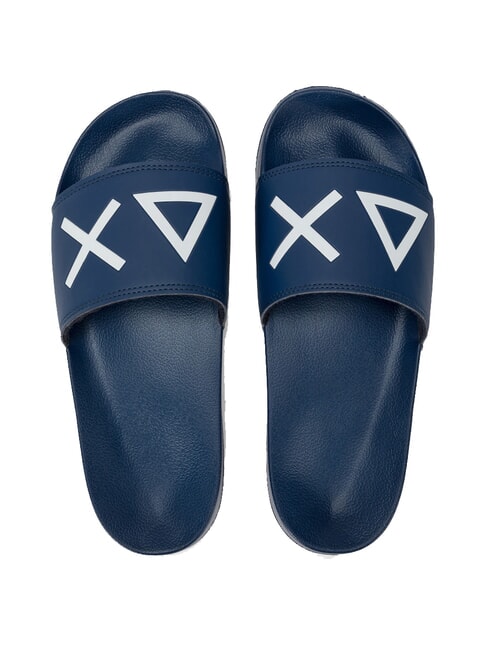 SUN68 SLIPPERS LOGO Papuci nabyblue - Pantofi bărbați