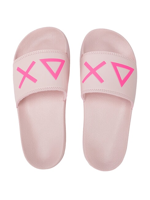 SUN68 SLIPPERS LOGO Papuci roz - Pantofi femei