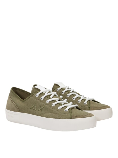 SUN68 STREET CANVAS Adidași din pânză militar - Pantofi bărbați