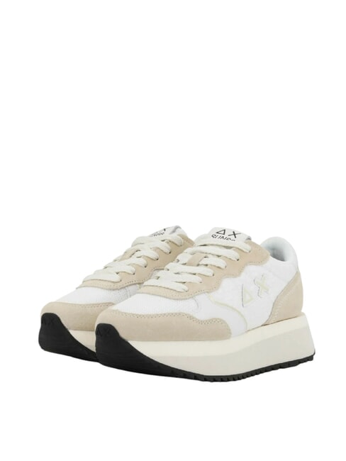 SUN68 BIG ALLY FLOWER Adidași alb - Pantofi femei