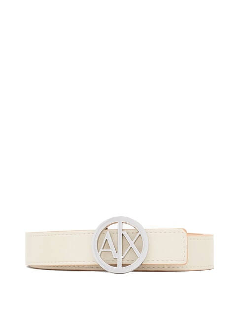 ARMANI EXCHANGE CINTURA REVERSIBILE  trandafir de cămilă/vale - Curele